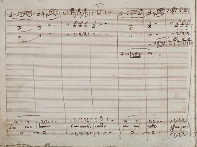 Musical Score for the La calunnia e un venticello Aria, in The Barber of Seville by Gioachino Rossini