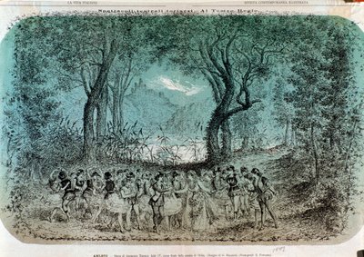 Illustration for the Scene of Ophelia