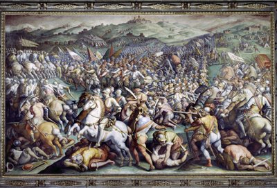 Battle of Scannagallo in Valdichiana by Giorgio (and workshop) Vasari