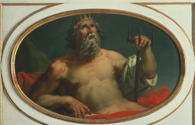 Personification of Water as the god Poseidon by Giorgio Anselmi