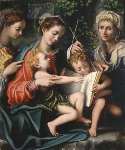Virgin and Child with Saints John the Baptist, Mary Magdalen and Elizabeth by Giorgio Gandini del Grano