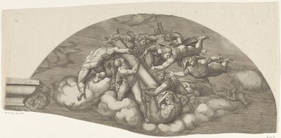 The Last Judgment, Sheet A by Giorgio Ghisi