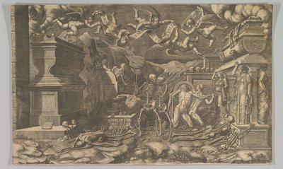 The Vision of Ezekiel by Giorgio Ghisi