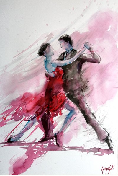 Passionate Tango Dance by Giorgio Gosti