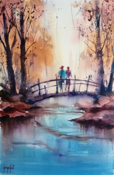 Romantic Autumn Stroll by Giorgio Gosti
