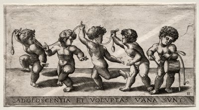 Children Dancing to a Drum by Giorgio Reverdino