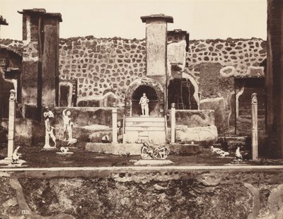 House of Marco Lucrezio, Pompeii, c. 1870 by Giorgio Sommer