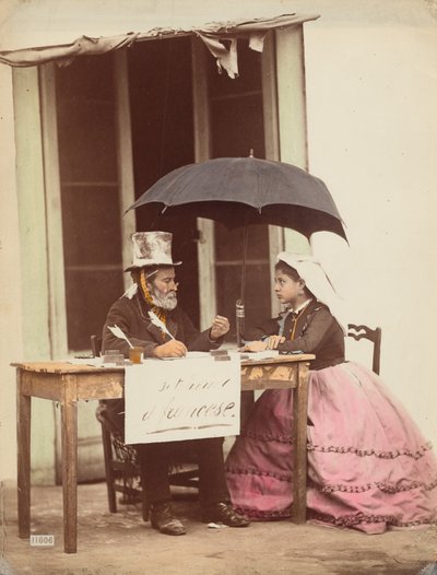Public Writer, Naples by Giorgio Sommer
