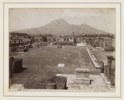 View of the Forum at Pompeii by Giorgio Sommer