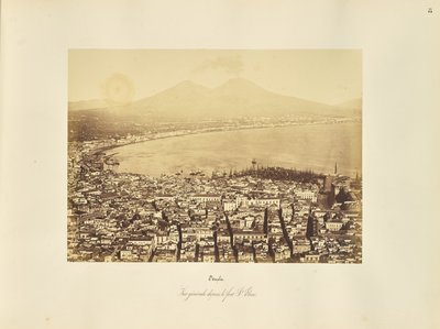 Naples. General View from Fort St. Elme by Giorgio Sommer