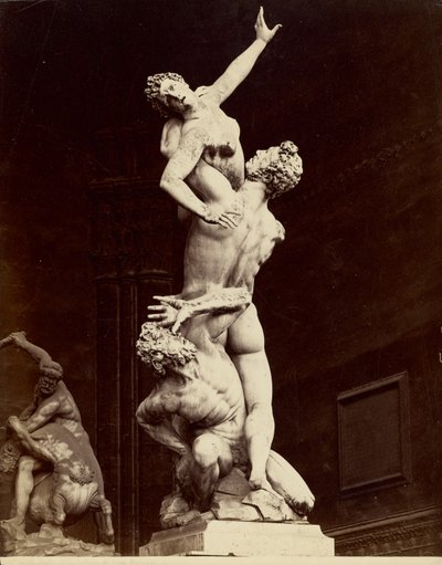 Rape of the Sabine Women by Giovanni Bologna, Florence by Giorgio Sommer