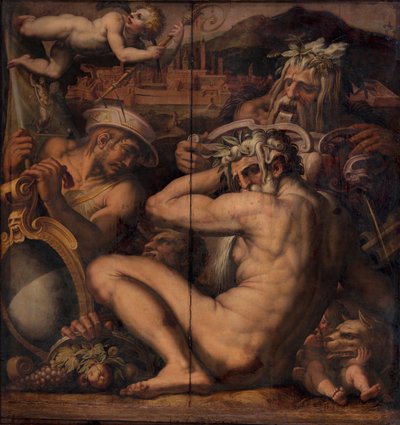 Allegory of Borgo San Sepolcro and Anghiari by Giorgio Vasari