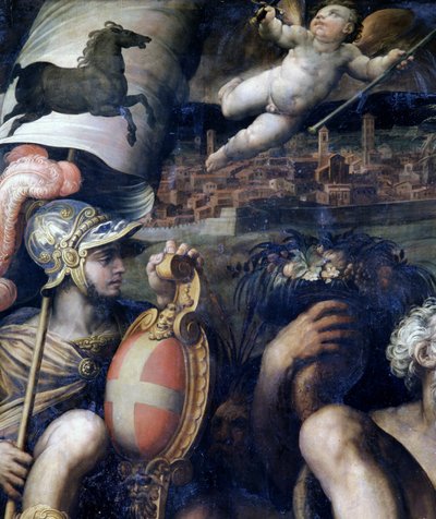Allegory of the city of Arezzo, Italy by Giorgio Vasari