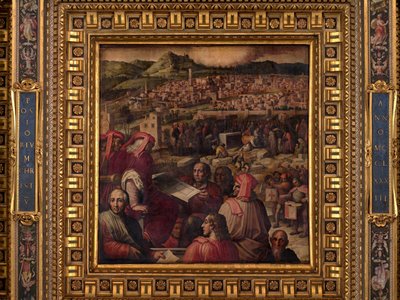 Arnolfo Shows the Plan to Enlarge Florence by Giorgio Vasari