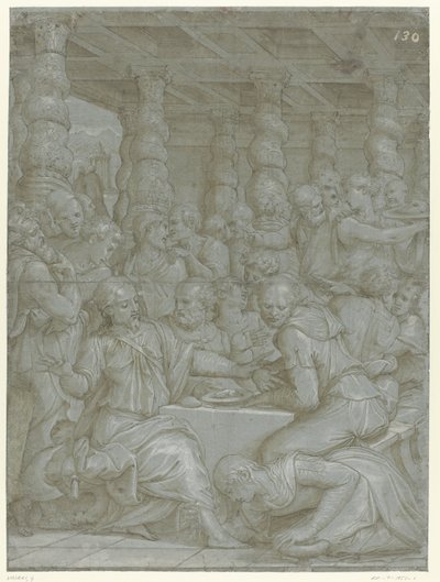 Christ in the House of Simon the Pharisee by Giorgio Vasari