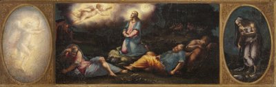 Christ on the Mount of Olives with Two Allegorical Figures by Giorgio Vasari