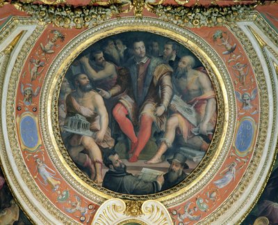 Cosimo I and His Artists, from the Sala di Cosimo I by Giorgio Vasari