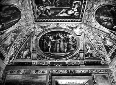 Pope Clement VII Marries Catherine de Medici with Henri II of France, from the Sala di Clemente VII by Giorgio Vasari