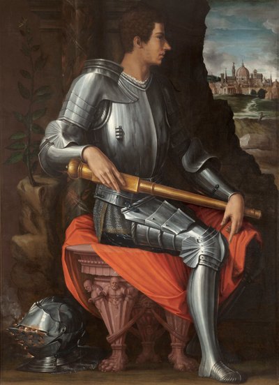 Portrait of Alessandro de Medici in Armour by Giorgio Vasari
