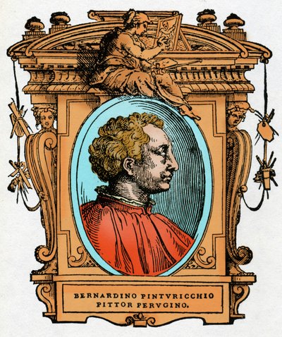 Portrait of Pinturicchio (Bernardino di Betto Bardi) by Giorgio Vasari