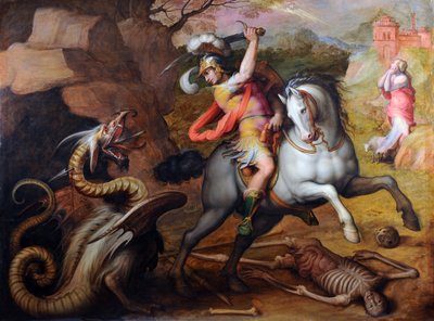 Saint George and the Dragon by Giorgio Vasari