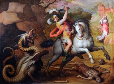Saint George and the Dragon by Giorgio Vasari