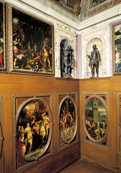 Studiolo of Francesco I, by Giorgio Vasari, Palazzo Vecchio, Florence, Italy by Giorgio Vasari