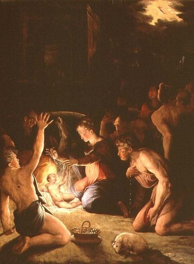 The Adoration of the Shepherds by Giorgio Vasari