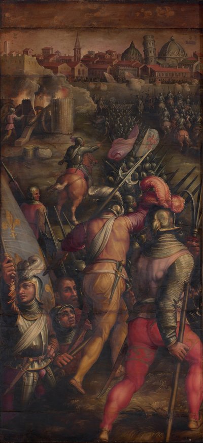 The Battle of Barbagianni Near Pisa by Giorgio Vasari