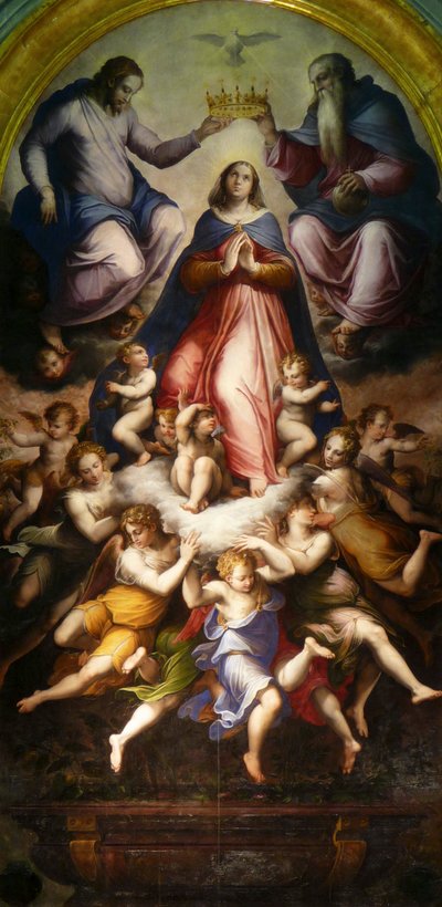 The Coronation of the Virgin, 1571 by Giorgio Vasari