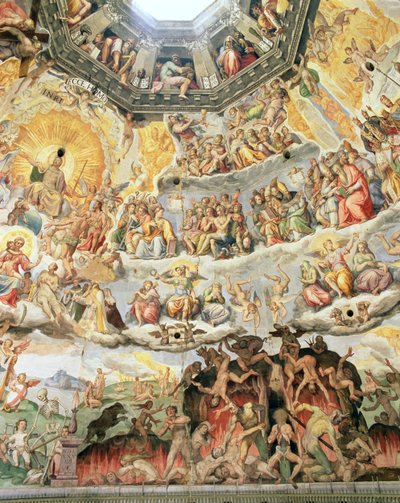 The Last Judgement (detail) by Giorgio Vasari