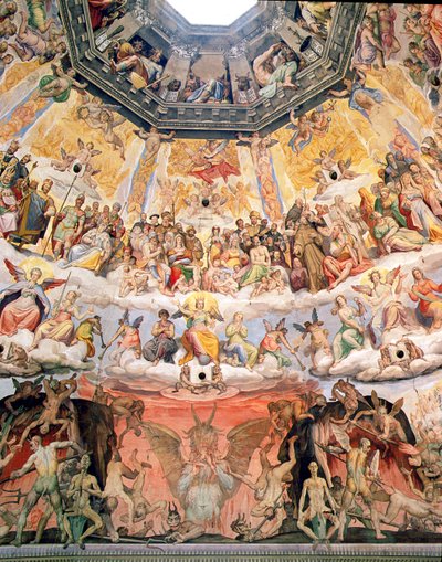 The Last Judgement (detail) by Giorgio Vasari