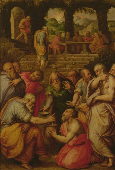 The Miracles of Prophet Elisha by Giorgio Vasari