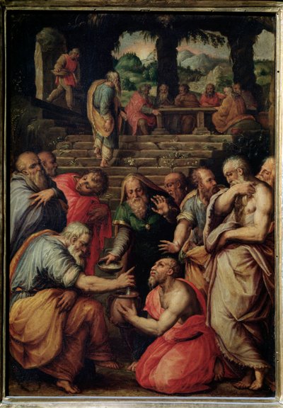 The Prophet Elisha by Giorgio Vasari
