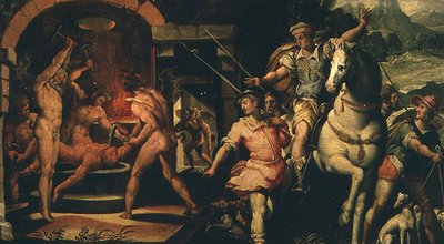 The Vision of Count Hugo by Giorgio Vasari