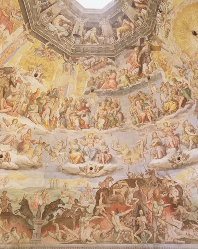 The Last Judgement (detail) by Giorgio and Zuccari Federico  Vasari