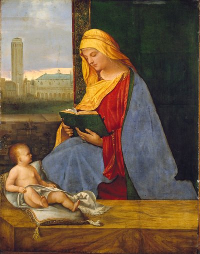 The Virgin and Child with a View of Venice The Tallard Madonna by Giorgione