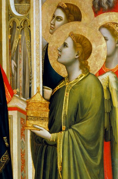 Angel with Offering, from the Madonna di Ognissanti, c.1310 by Giotto (c.1266 1337)