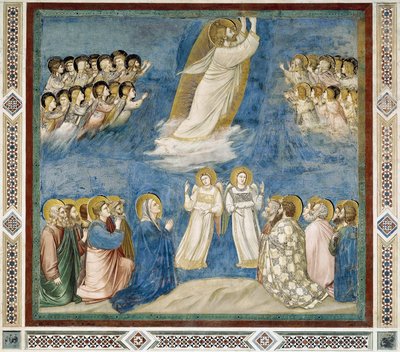 Ascension of Christ (detail) by Giotto (c.1266 1337)
