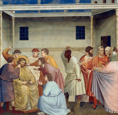 Flagellation of Christ (detail) by Giotto (c.1266 1337)