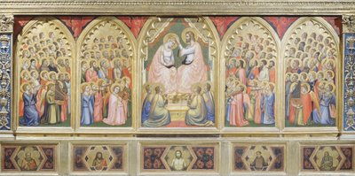 Coronation of Virgin by Giotto (c.1266 1337)