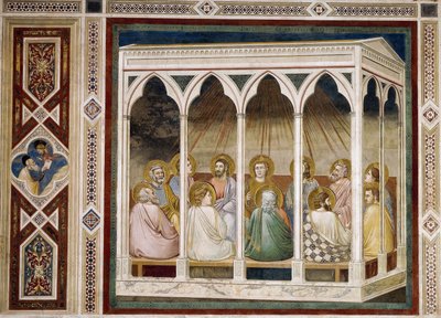 Pentecost (detail) by Giotto (c.1266 1337)