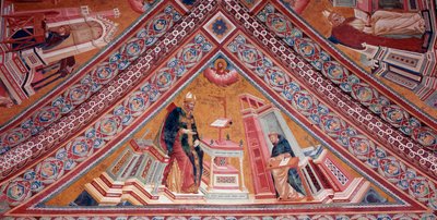 The Doctors of the Church: Saint Augustine of Hippo by Giotto (c.1266 1337)