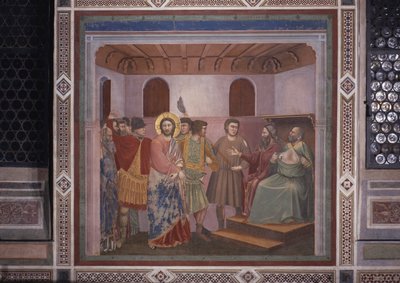 Christ Before Caiaphas by Giotto (c.1266 1337)