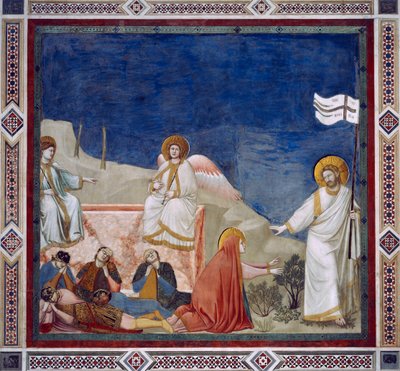 Noli Me Tangere - The Resurrection of Christ (detail) by Giotto (c.1266 1337)