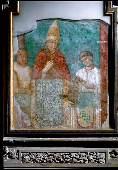 Pope Boniface VIII Declares the Year 1300 Jubilee by Giotto (c.1266 1337)
