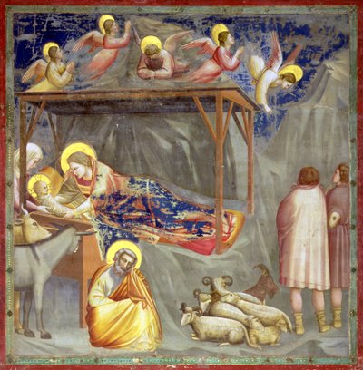 The Nativity, Arena Chapel, Padua, c.1305 by Giotto (c.1266 1337)