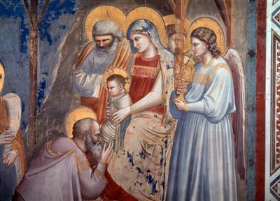 The adoration of the Magi (detail) by Giotto (c.1266 1337)