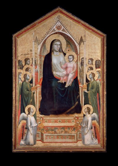 Virgin in Majesty, Surrounded by Saints by Giotto (c.1266 1337)