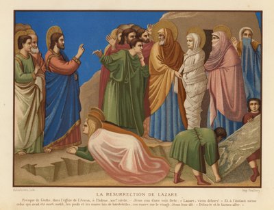 Raising of Lazarus by Giotto di Bondone (after)